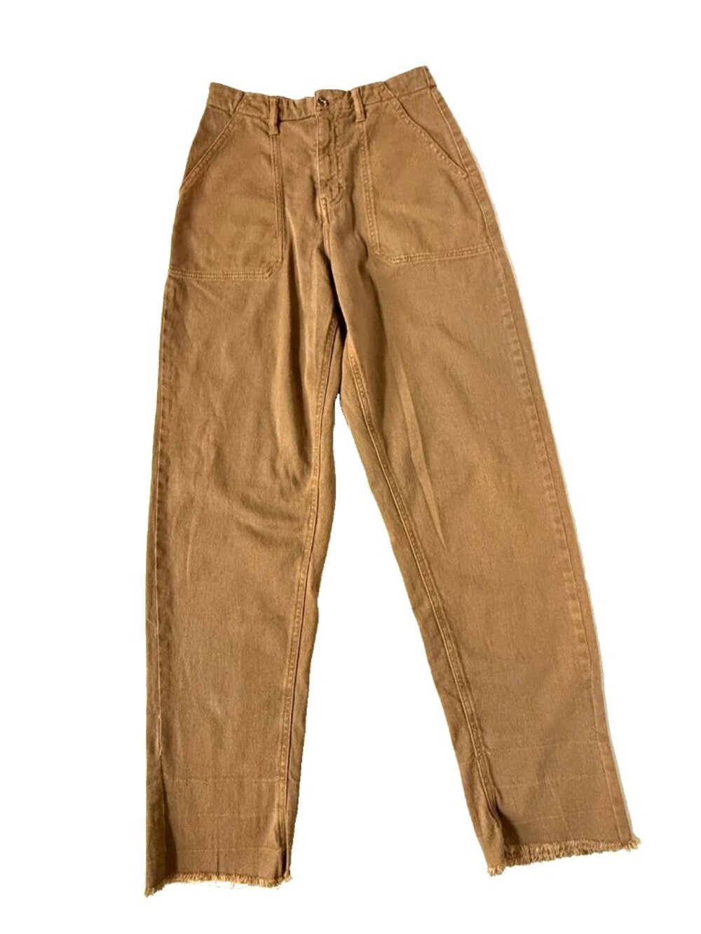 Finisterre Womens 28R Brown Workwear Pants Yarrel Canvas Trouser Organic Cotton